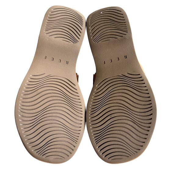 REEF LOFTY LUX HI WOMENS SANDAL Size 8 Beige - Picture 6 of 10